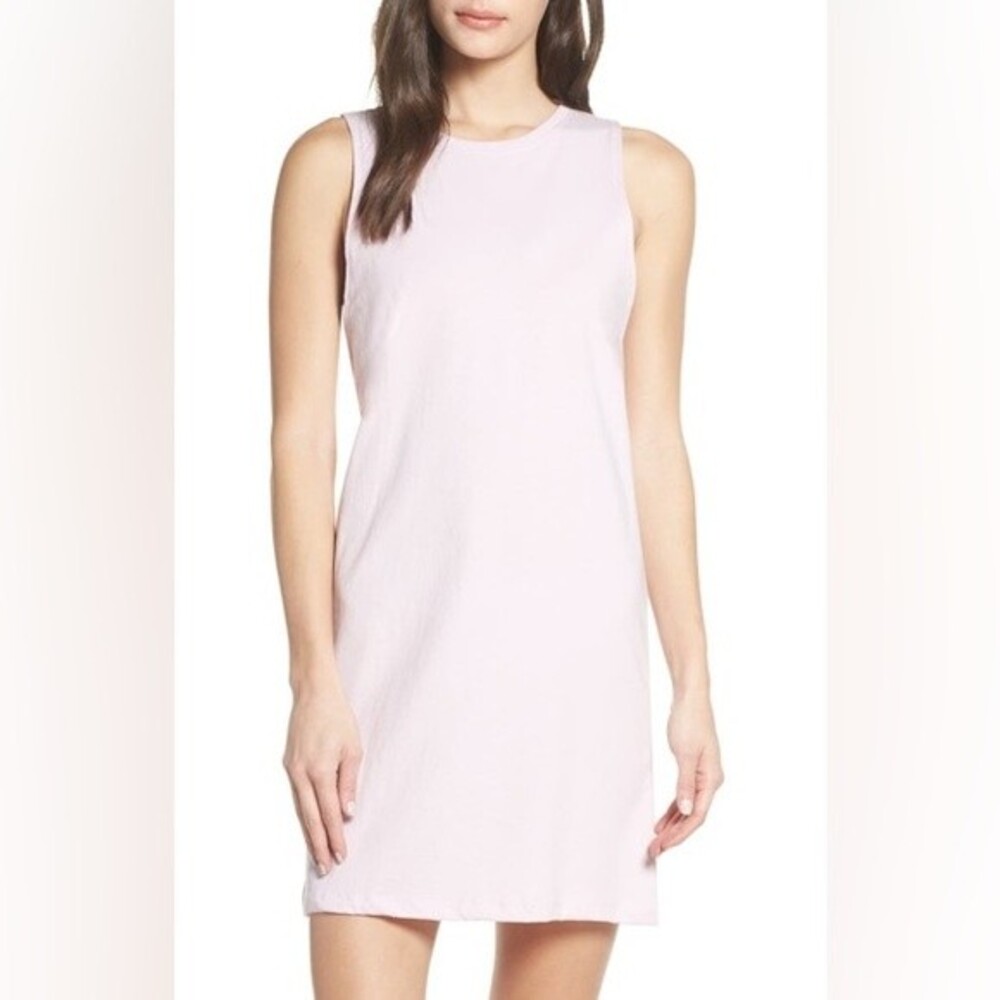 NWT RICHER POORER 100% COTTON TANK DRESS IN LILAC. SIZE MEDIUM